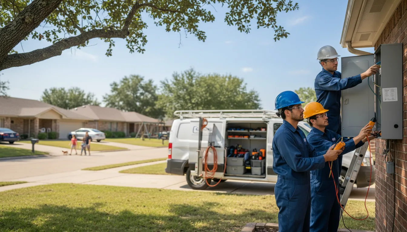 Certified electrician providing emergency electrical services in Melrose, IA
